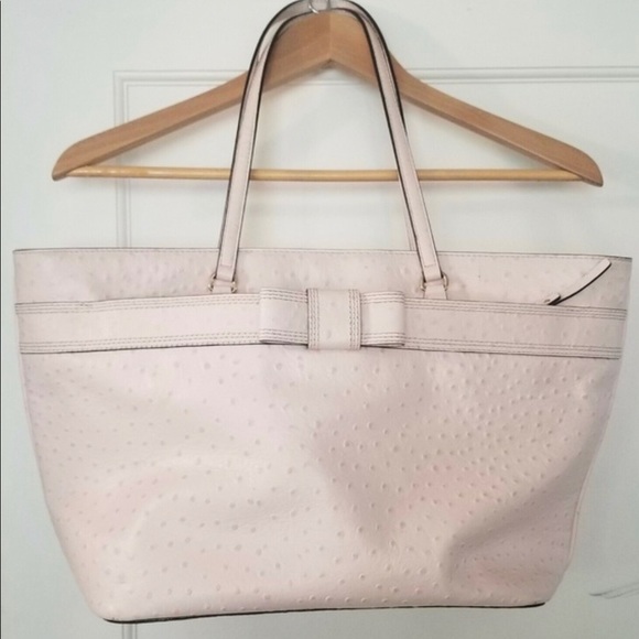 Kate Spade Ostrich Leather Valencia Rd Large Tote - Picture 6 of 6